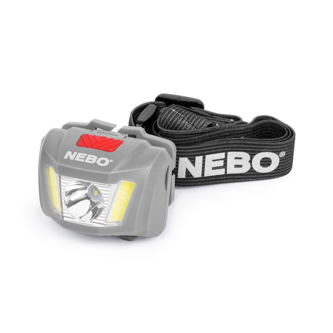 【NEBO】Duo 超亮光头灯 - 露营用品 - 铝合金 银色