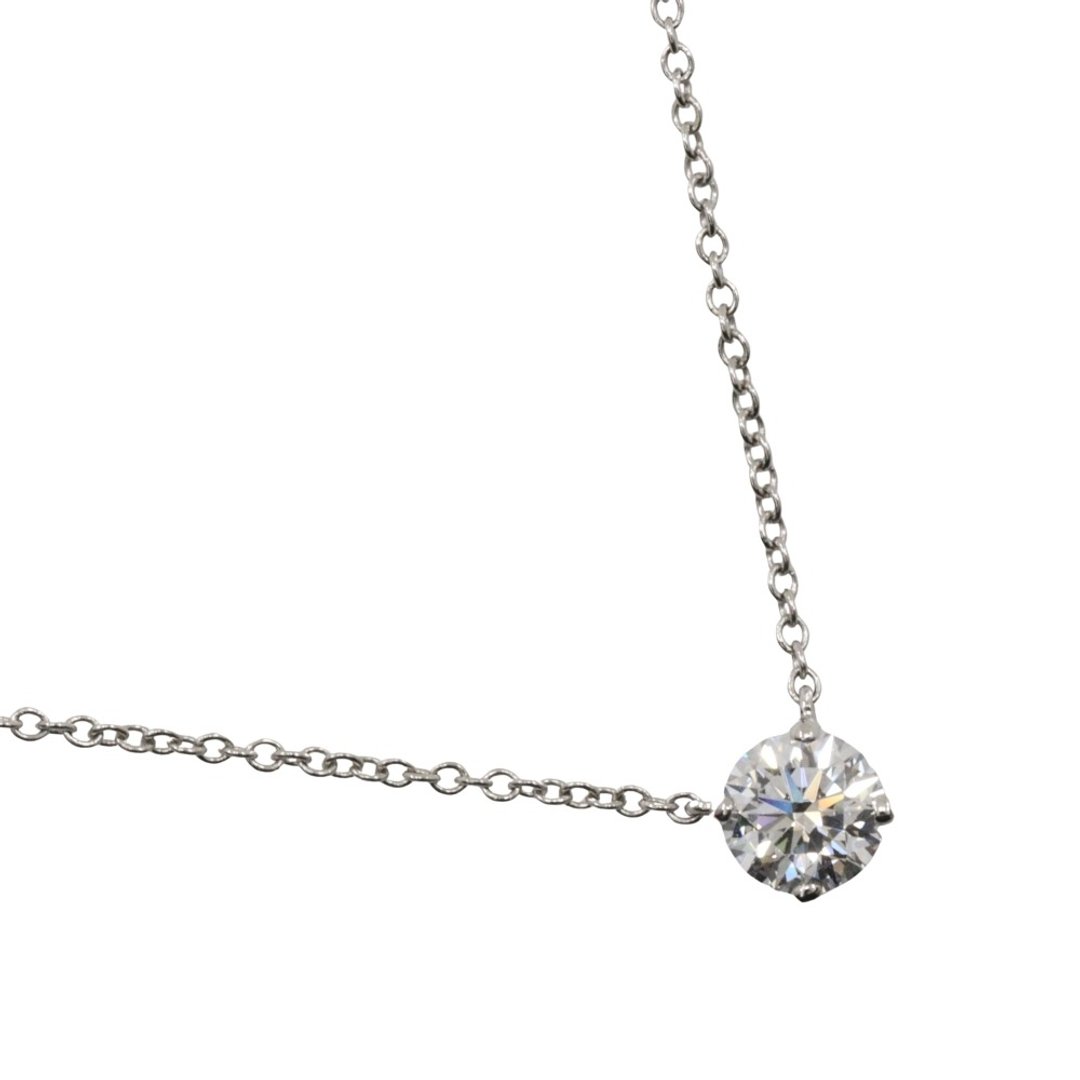 【日本直寄】海瑞温斯顿 HARRY WINSTON 经典圆钻项链 Pt950铂金 × 钻石 约2.5g 女仕【二手】 - 项链 - 贵金属 银色