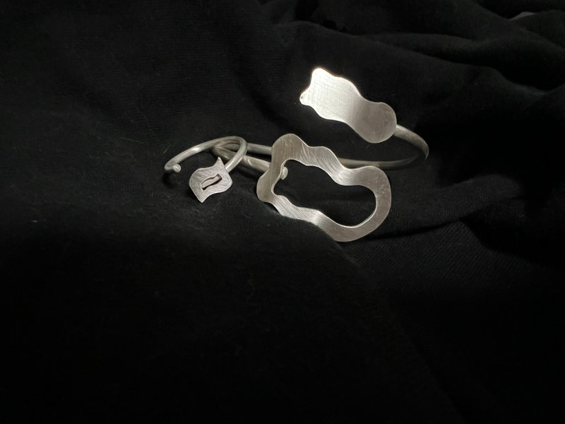 -云浪- - 戒指 - 银 银色