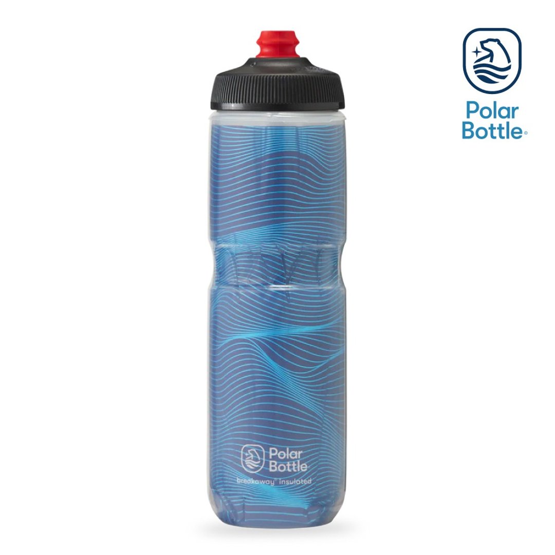 Polar Bottle 24oz 双层保冷喷射水壶 Jersey Knit 午夜蓝 - 运动配件 - 塑料 蓝色