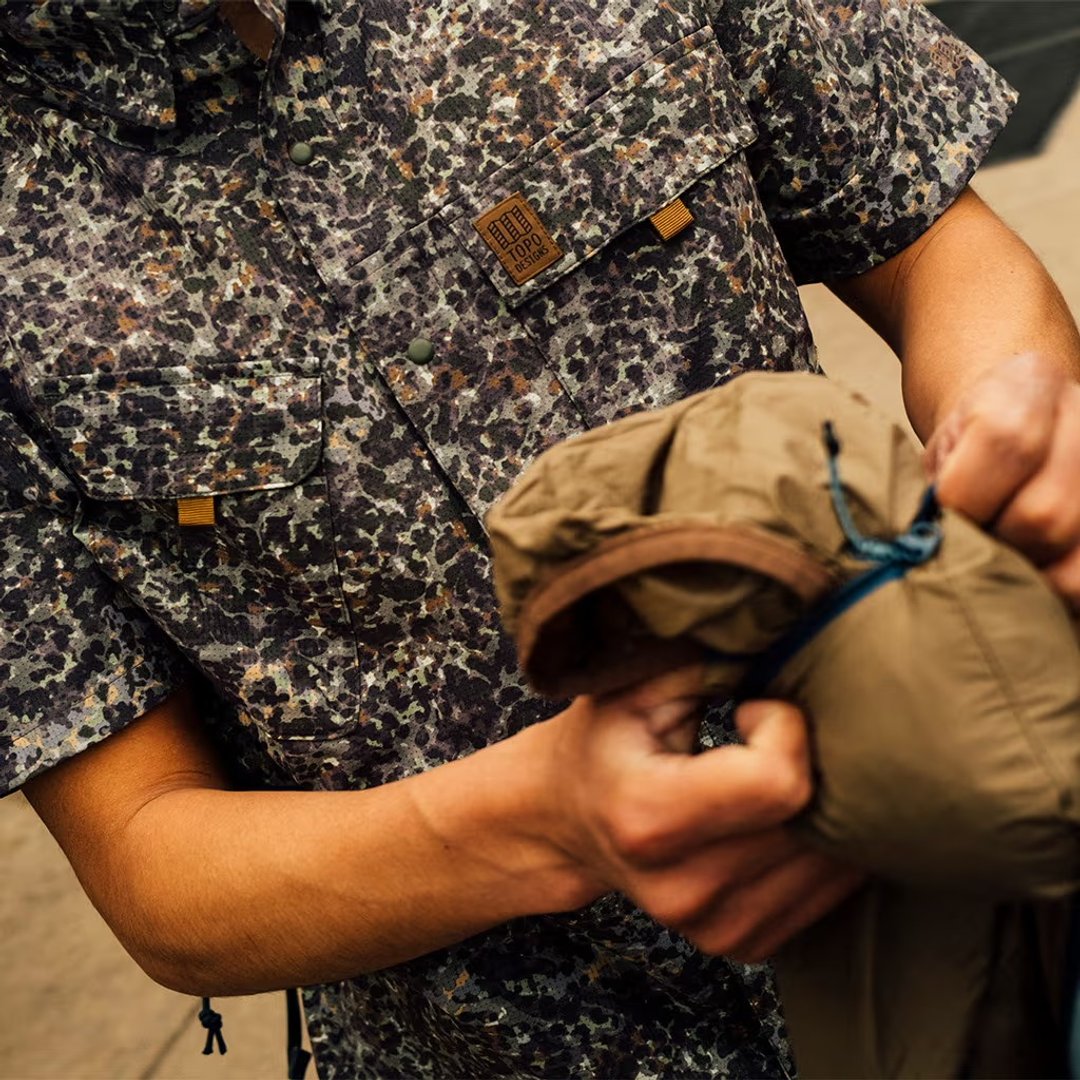 Retro River Shirt S/S Men's 长袖上衣 衬衫 - 男装衬衫 - 棉 多色