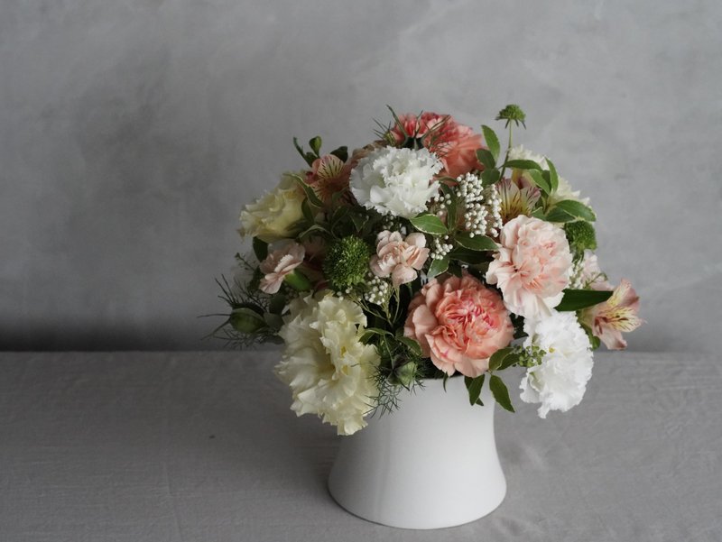 清新优雅暖色系盆花_鲜花 - 干燥花/捧花 - 植物．花 粉红色