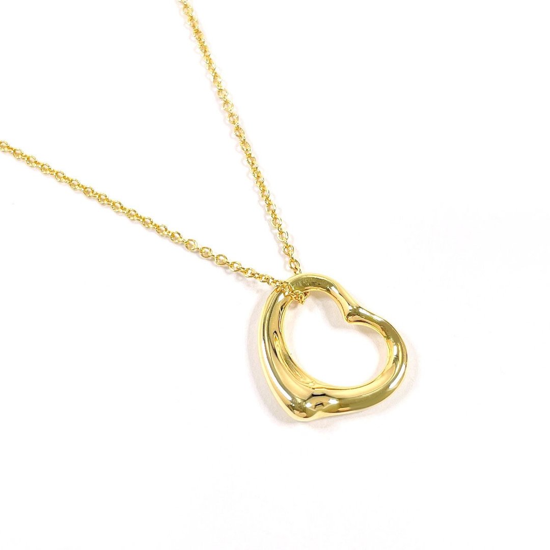 【日本直送 二手美品】蒂芙尼 TIFFANY&Co. 项链 经典心形 艾尔莎·柏 લેટી K18 玫瑰金 饰品 - 项链 - 贵金属 金色