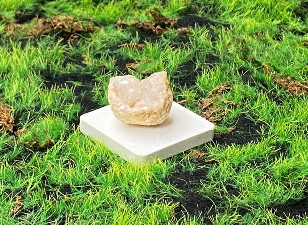 天然玛瑙白水晶原矿元宝 钱母 财运水晶 招财开运 办公室 风水 - 摆饰 - 水晶 多色