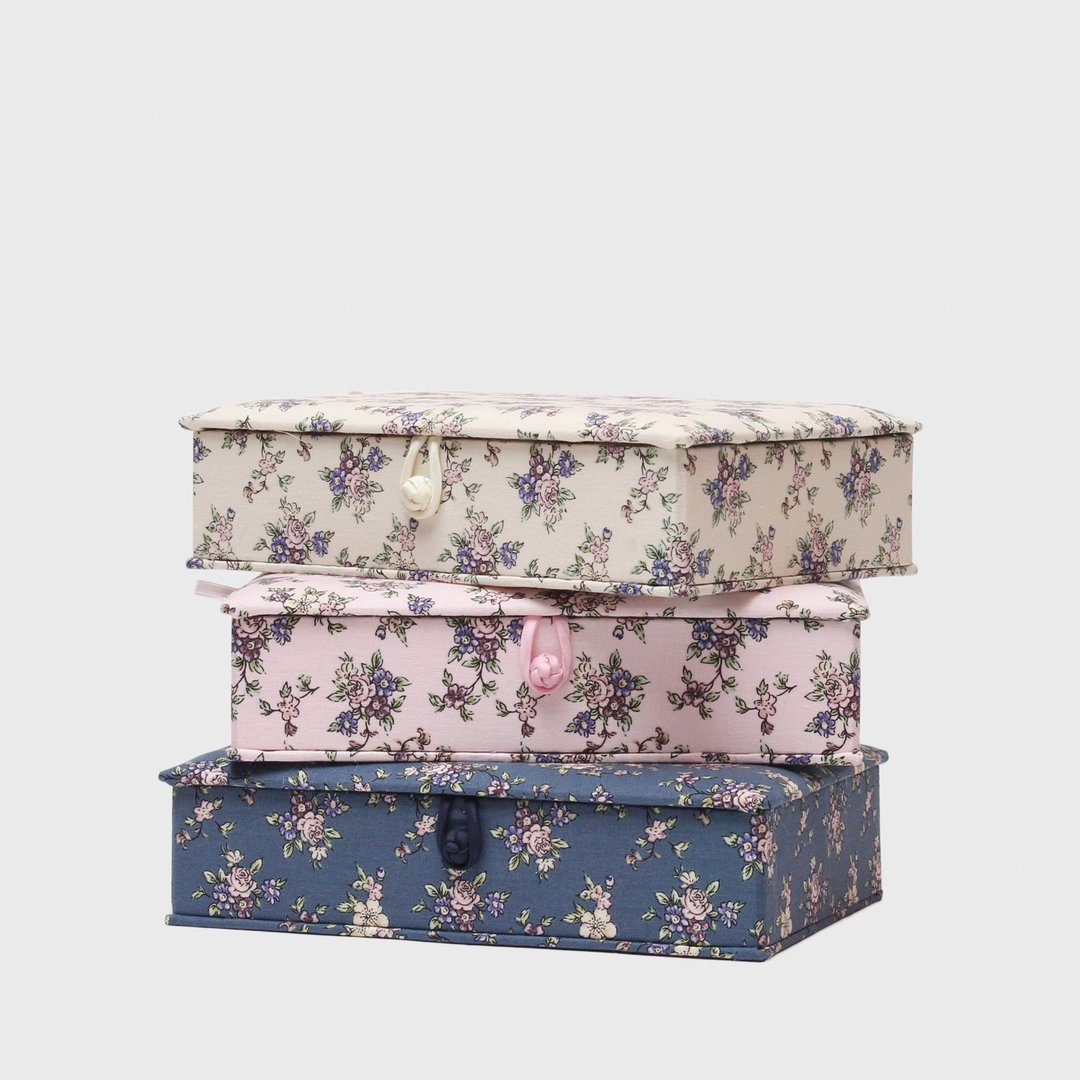 春天字母收纳盒 - 收纳用品 - 棉 多色