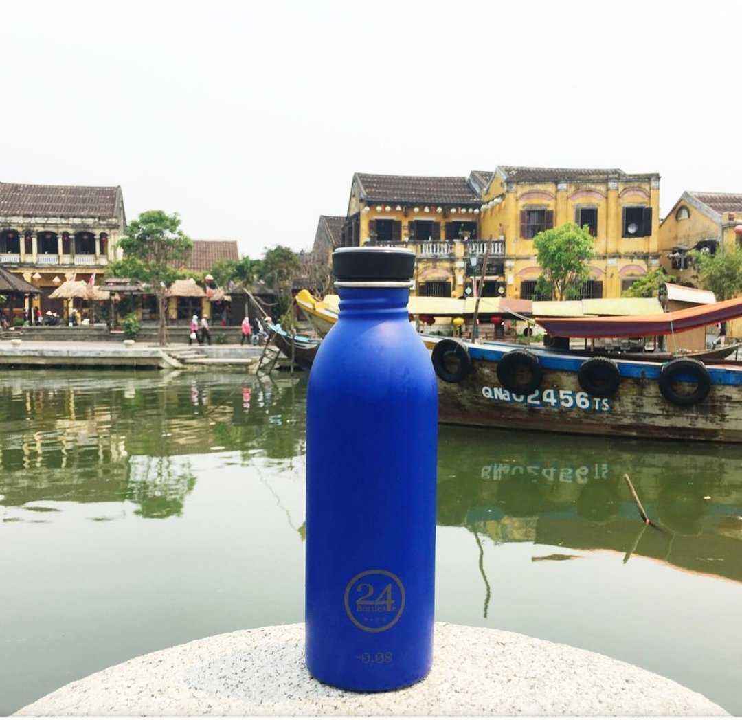 意大利24Bottles【URBAN超轻量羽毛系列】宝石蓝 - 500ml不锈钢瓶 - 水瓶/水壶 - 其他金属 蓝色