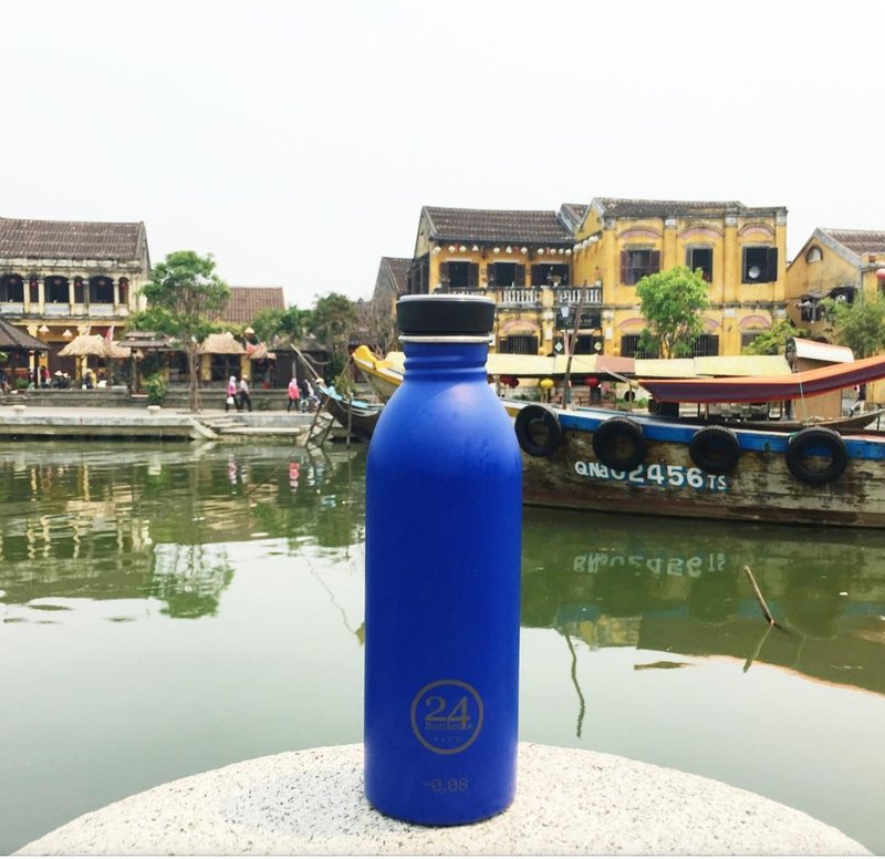 意大利24Bottles【URBAN超轻量羽毛系列】宝石蓝 - 500ml不锈钢瓶 - 水瓶/水壶 - 其他金属 蓝色