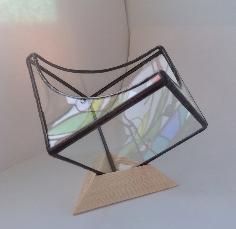 玻璃镶嵌花房 Geometric Glass Container - 植栽/盆栽 - 玻璃 透明