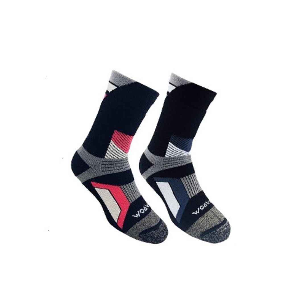 【WOAWOA】极致速干运动羊毛登山袜 -2入组 M - 袜子 - 羊毛 
