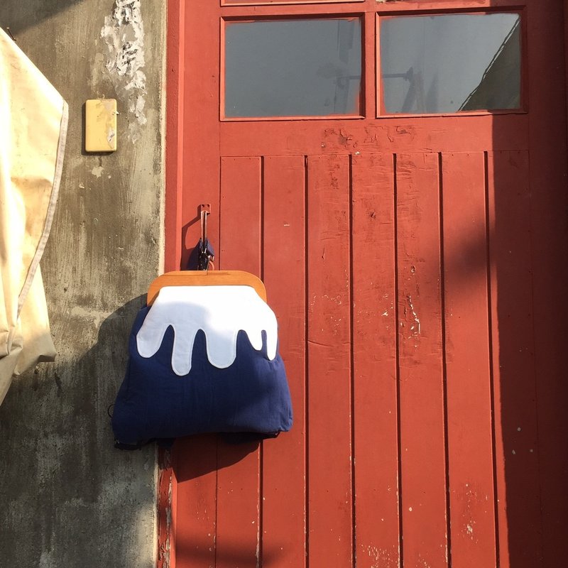 预购 日和富士山后背包组合(第二代) - 后背包/双肩包 - 棉．麻 蓝色