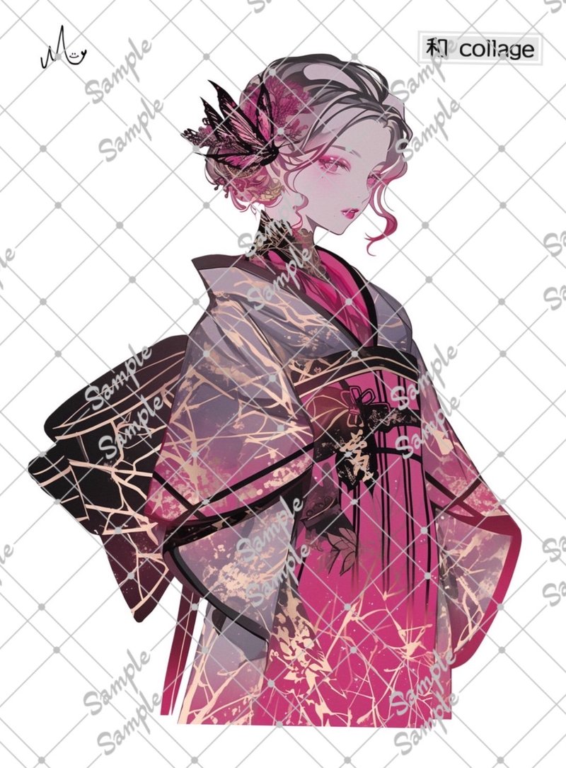 原创人物贴纸 日式系列 期间限定至1月10日 - 贴纸 - 纸 