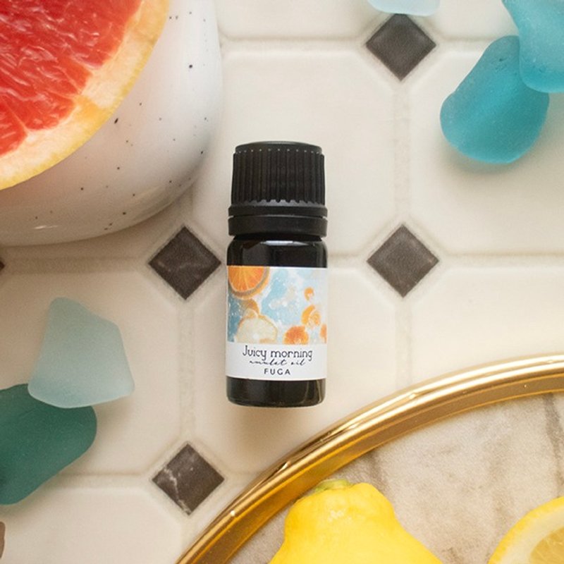 沐浴在晨光中的果实，散发诱人香气的日间精油《Juicy morning》 - 香薰/精油/线香 - 玻璃 黄色