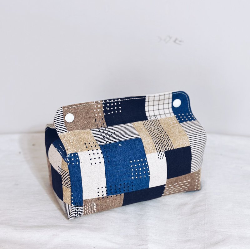 面纸套/面纸盒套 大 静日交织 - 纸巾盒 - 棉．麻 