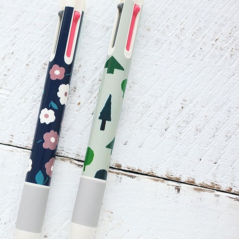 Livework小清新4色合一原子笔-花海,LWK36166 - 圆珠笔/中性笔 - 塑料 蓝色