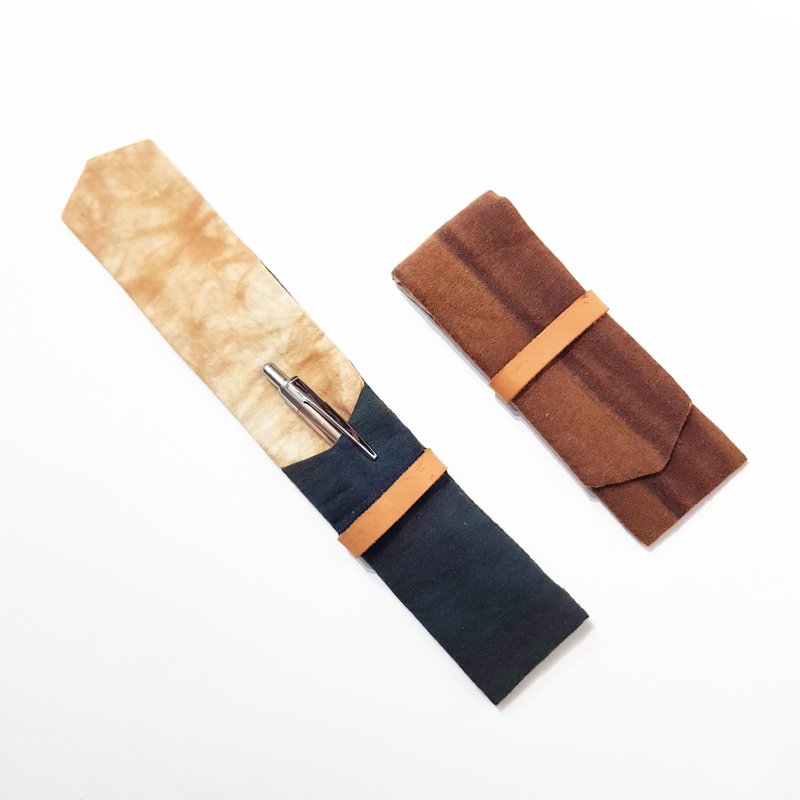 春泥雨后-钢笔套 - 铅笔盒/笔袋 - 棉．麻 咖啡色