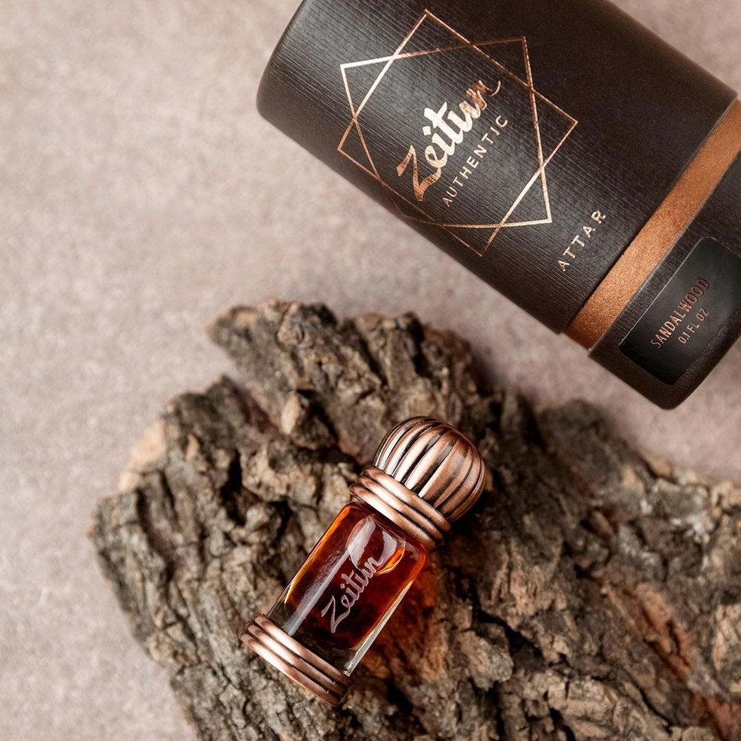 俄罗斯Zeitun莎杜植萃皇家檀香(Sandalwood)Attar香水精油3ml - 香水/香膏 - 其他材质 咖啡色