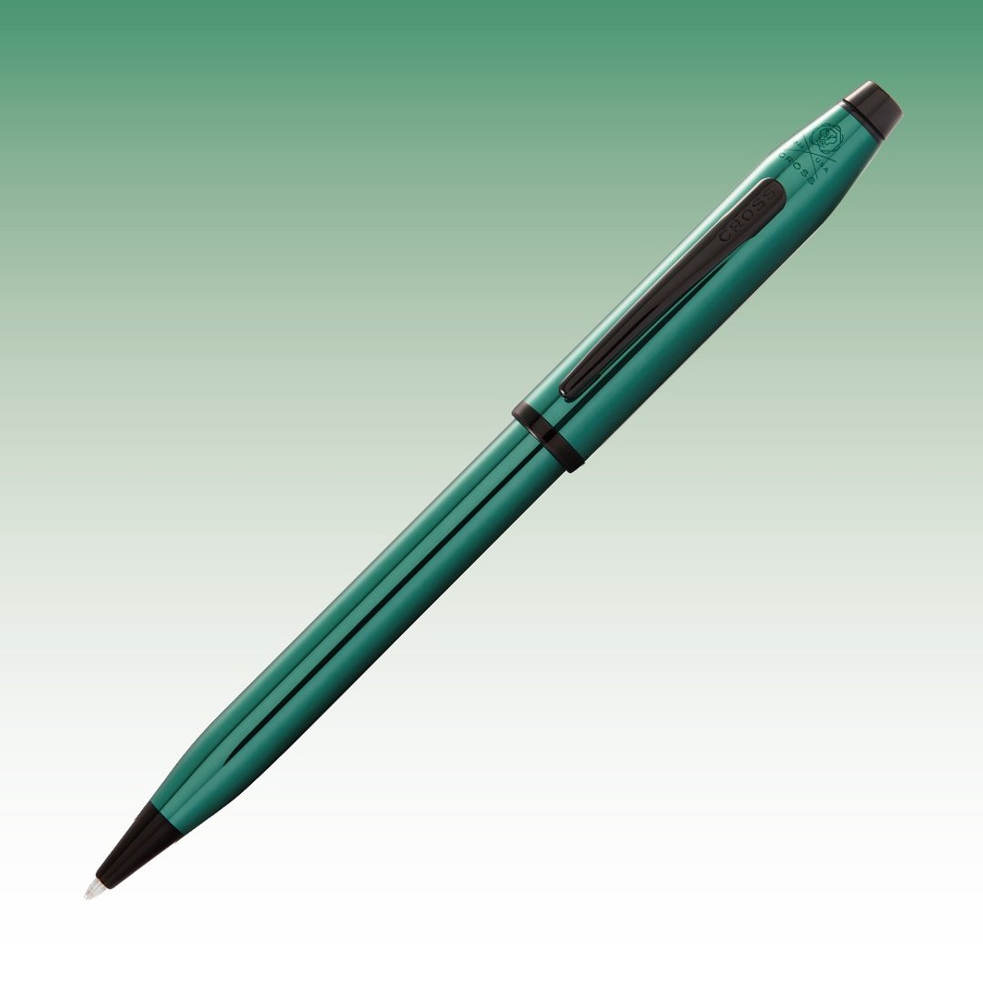 CROSS Century II半透绿色PVD黑色原子笔免费刻字  (原厂正货) - 圆珠笔/中性笔 - 其他金属 绿色