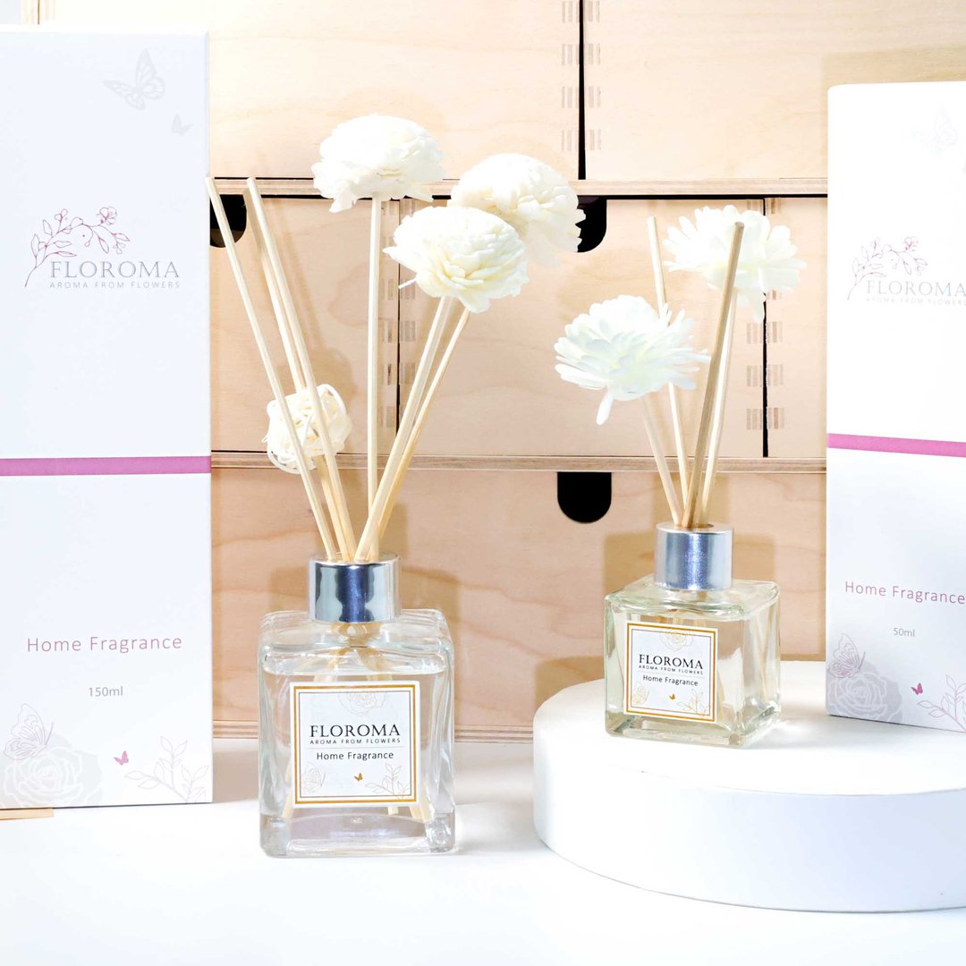 BB爽身粉 Baby Powdery 室内扩香瓶 Home Diffuser - 香薰/精油/线香 - 其他材质 白色