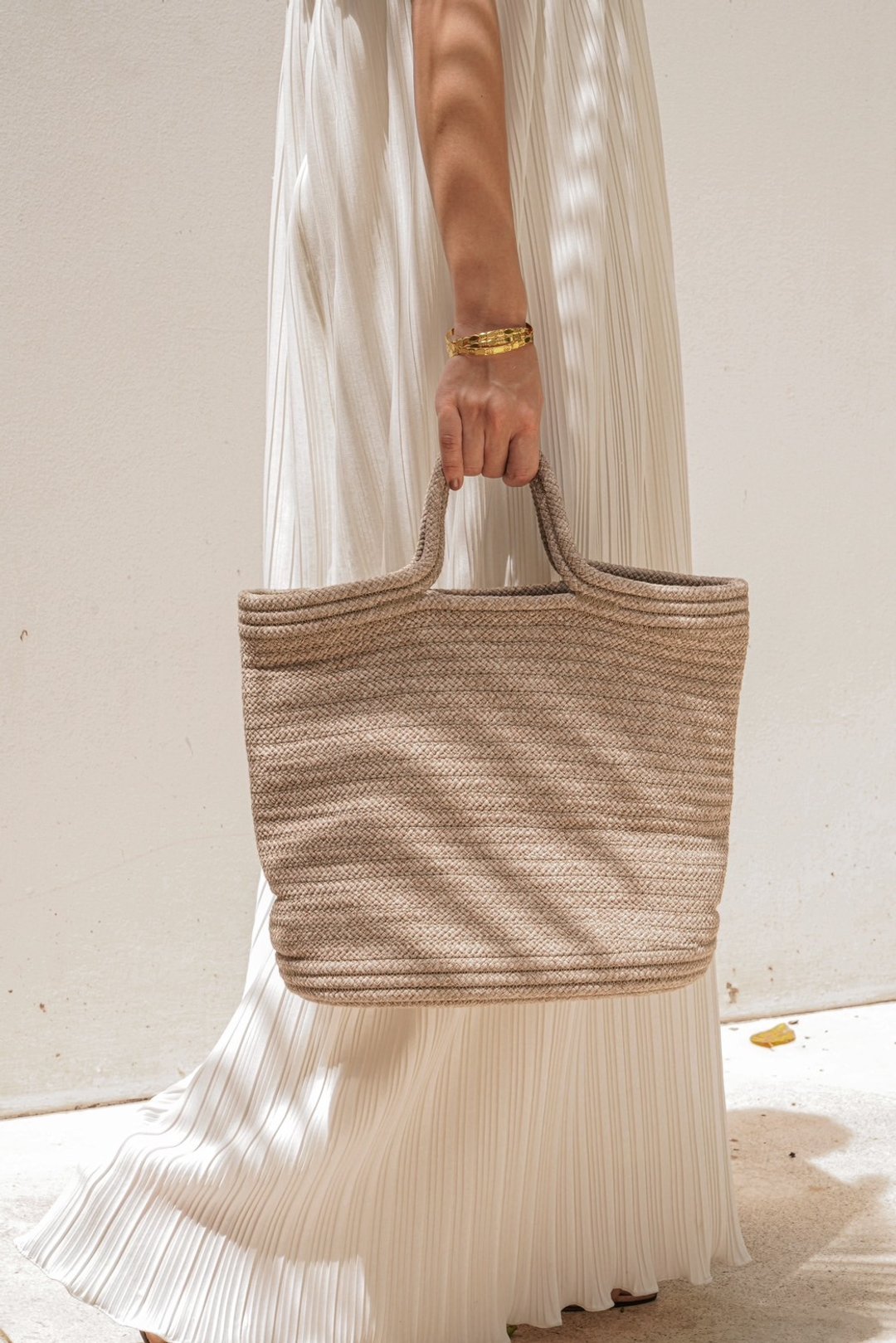 CLEO | TOTE BAG M - 其他 - 塑料 卡其色
