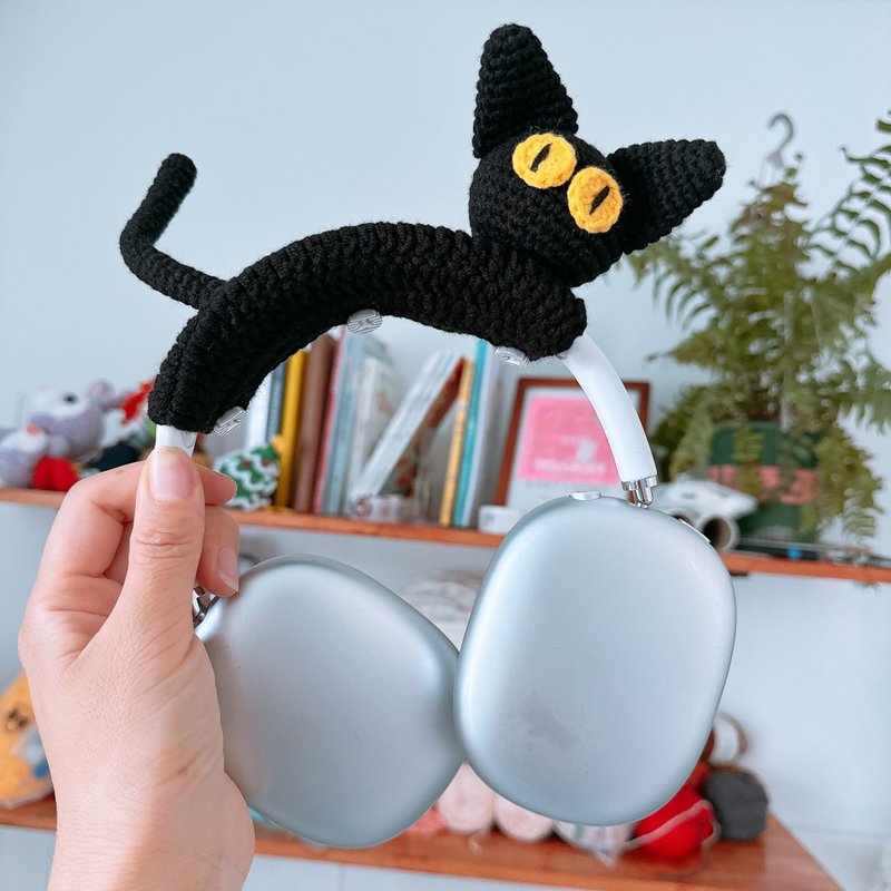 时尚搞怪猫咪AirPod Max 保护套 索尼 XM5 头戴式耳机保护套 - 耳机 - 其他材质 