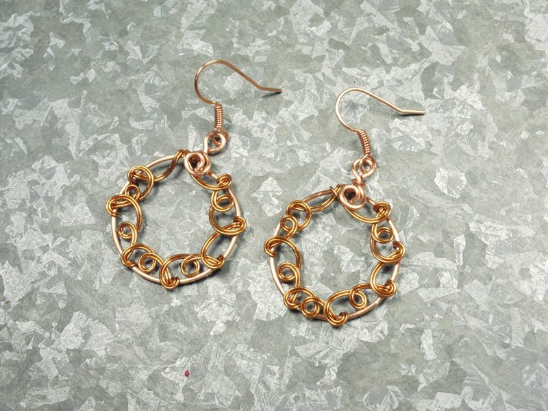 圈圈耳环 - 耳环/耳夹 - 其他金属 