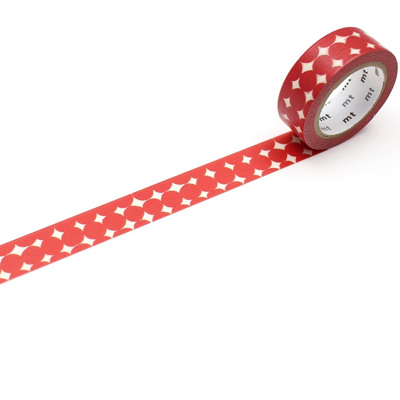 mt x sou・sou 和纸胶带 / 红色弹珠 (MTSOU24) - 纸胶带 - 纸 红色