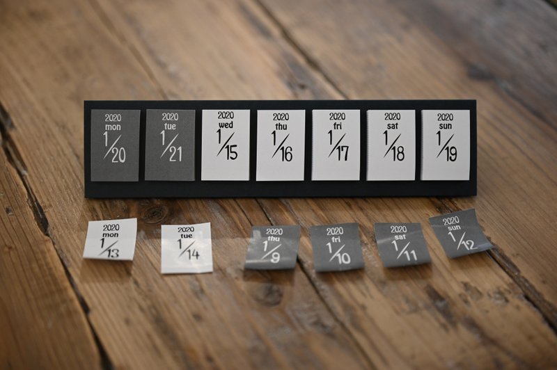 バレットジャーナル 付箋 himekuri - 白グレー - 便条纸/标签贴 - 纸 