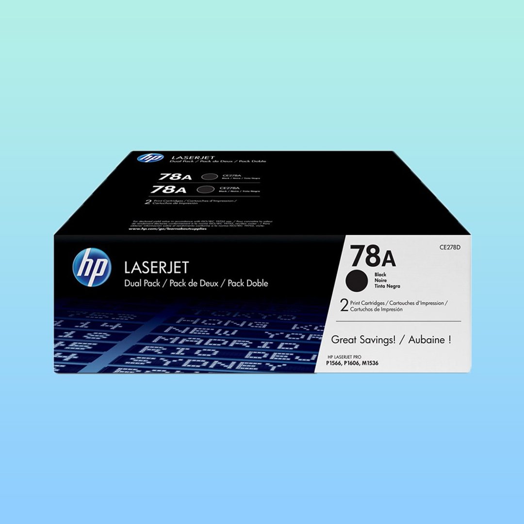 HP 78A 黑色原厂双包装碳粉匣 CE278AD For HP LaserJet P1566 - 其他 - 其他材质 黑色