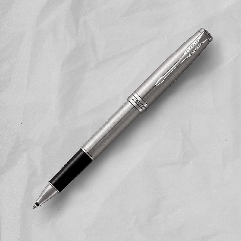 PARKER 派克 卓尔系列 钢杆白夹 钢珠笔 免费刻字 - 钢珠笔 - 其他金属 银色