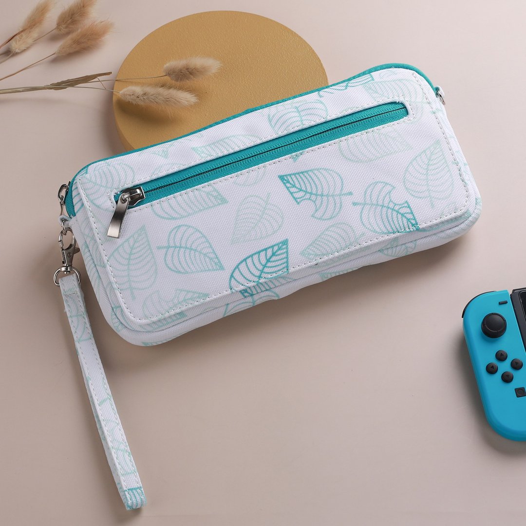 任天堂switch lite收纳包switch保护包动物之森nsl交换机软包绿叶 - 数码小物 - 其他材质 绿色