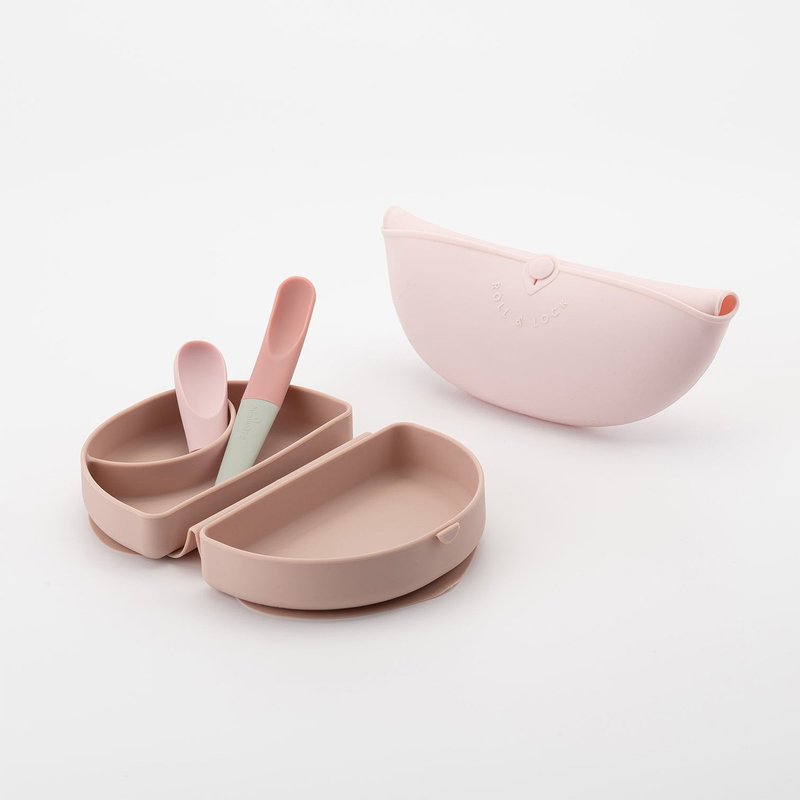 Miniware 合掌包经典全配(外出必备防漏易洗) - 儿童餐具/餐盘 - 硅胶 多色