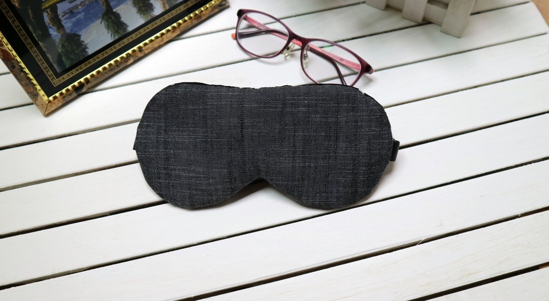 灰黑水洗牛仔 可调式 睡眠眼罩 sleep mask - 眼罩 - 其他材质 
