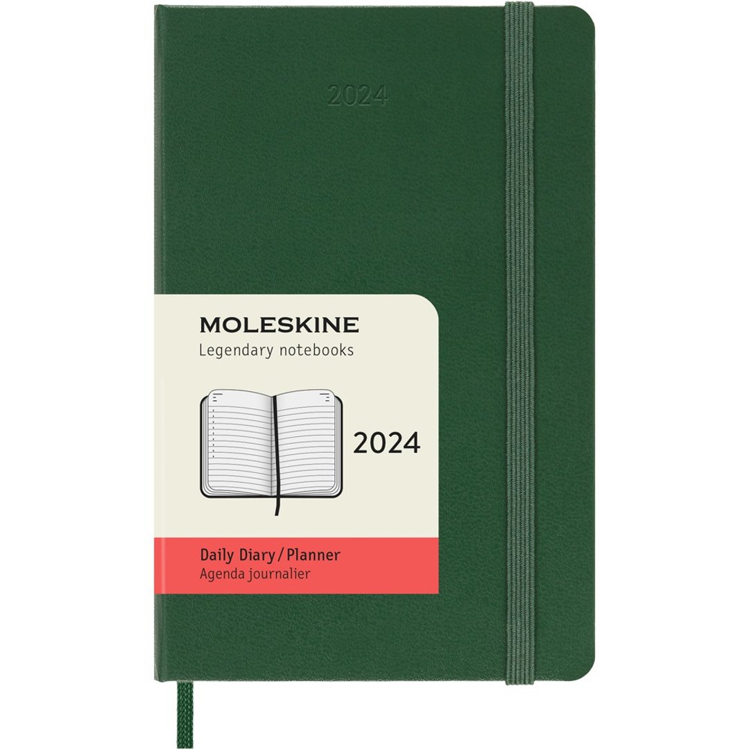 _勿上架_MOLESKINE 2024 日记手帐 12M 硬壳 口袋型 绿 烫金服务 - 笔记本/手帐 - 纸 绿色