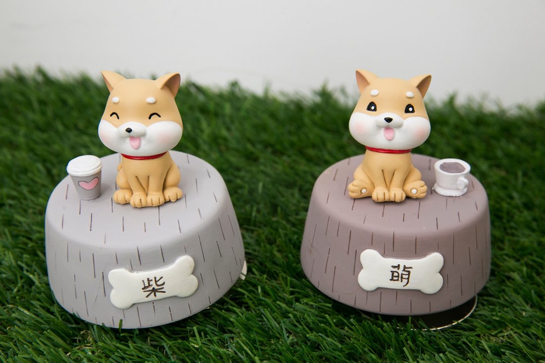 柴犬大学 - 柴犬音乐盒 音乐盒 柴犬饰品 - 其他 - 树脂 金色
