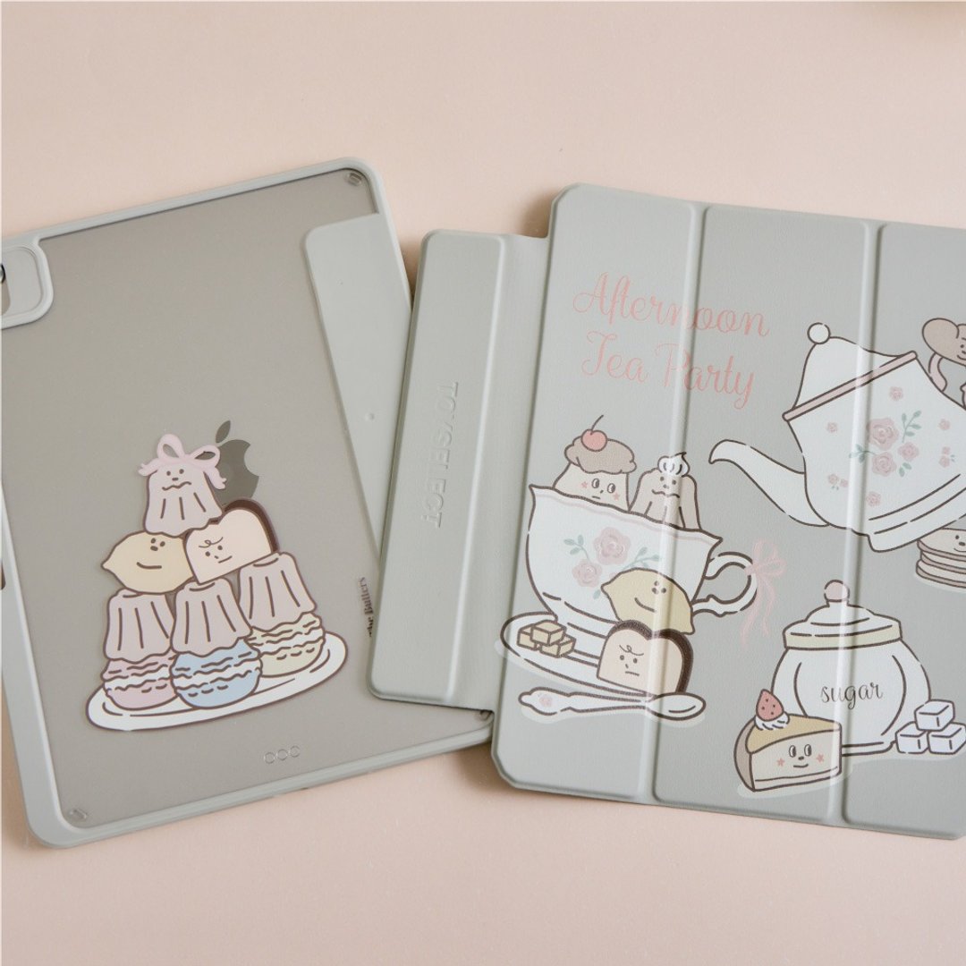The Butters 优雅茶壶组强悍磁吸 iPad 三折/Y 折保护壳 - 平板/电脑保护壳 - 塑料 多色
