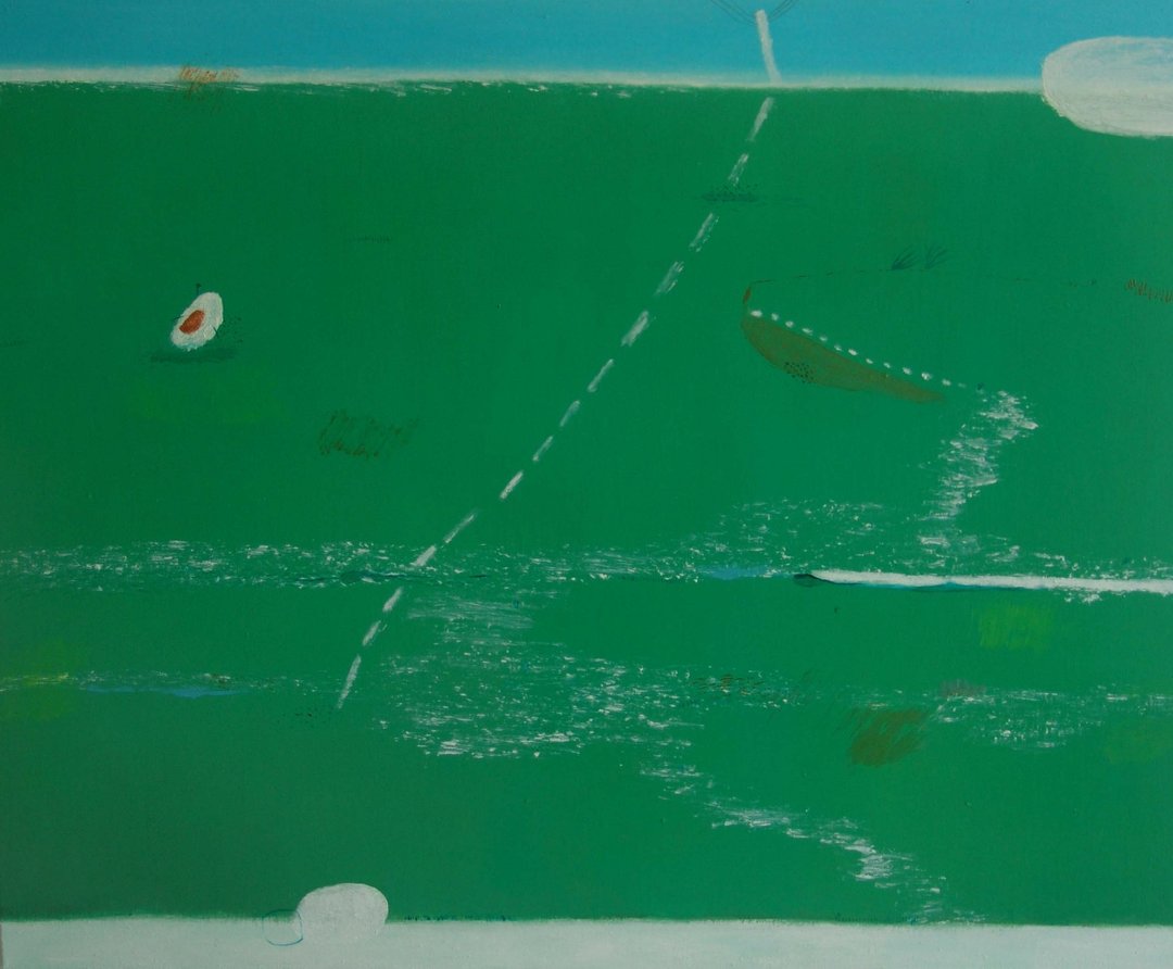 油画作品--浅滩 - 海报/装饰画/版画 - 棉 