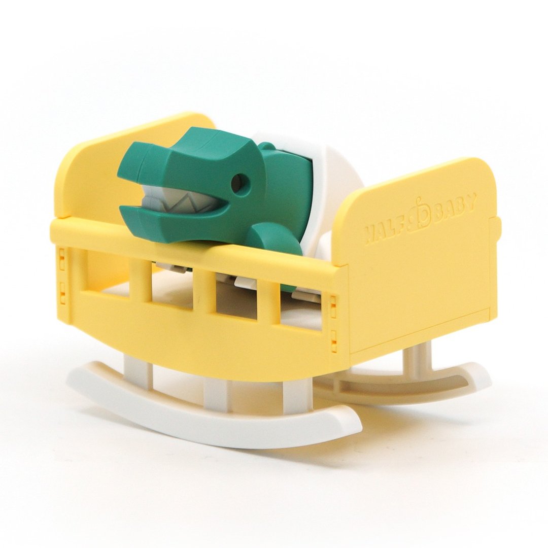Halftoys Baby Animal 鳄鱼STEAM教育玩具 - 玩偶/公仔 - 塑料 多色