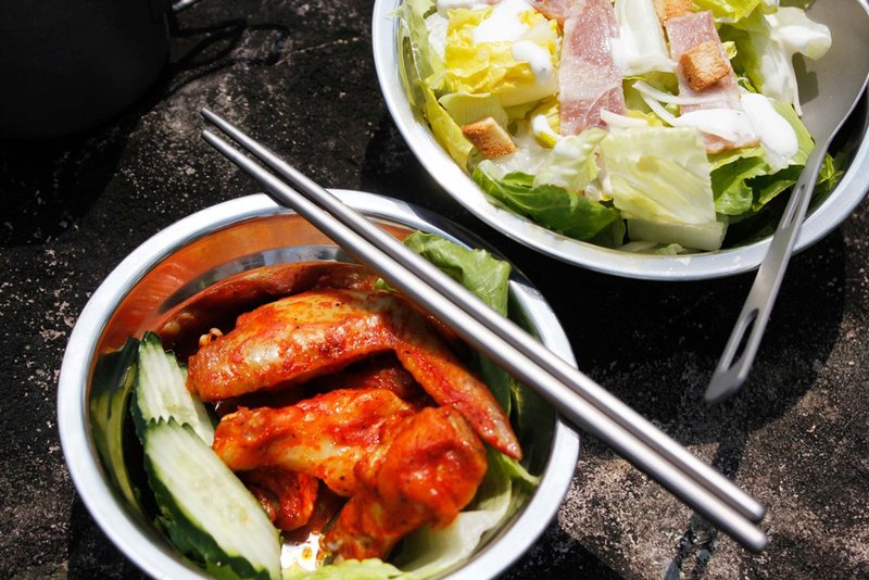 纯净无毒钛餐具 雾面筷子 交换礼物 - 筷子/筷架 - 其他金属 银色