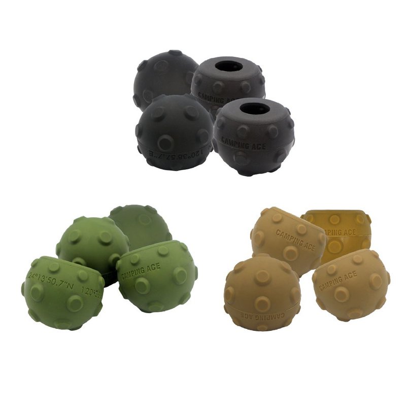 CAMPING ACE 野乐 水雷脚垫四入组-ARC-7-P 椅脚垫 椅套 露营椅套 - 露营用品 - 硅胶 