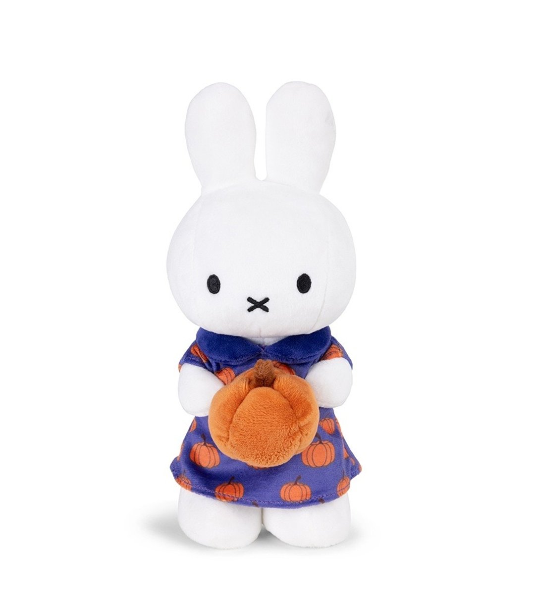 荷兰 Bon Ton Toys | Miffy 米飞兔 娃娃 南瓜 洋装 24cm - 玩偶/公仔 - 其他材质 橘色