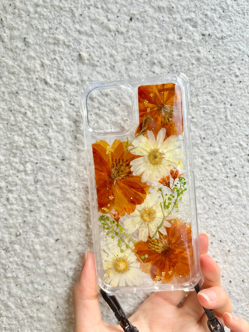 原创 押花手机壳x 晶菊  犀牛盾 空压壳 iphone 订制手机 压花手 - 手机壳/手机套 - 压克力 
