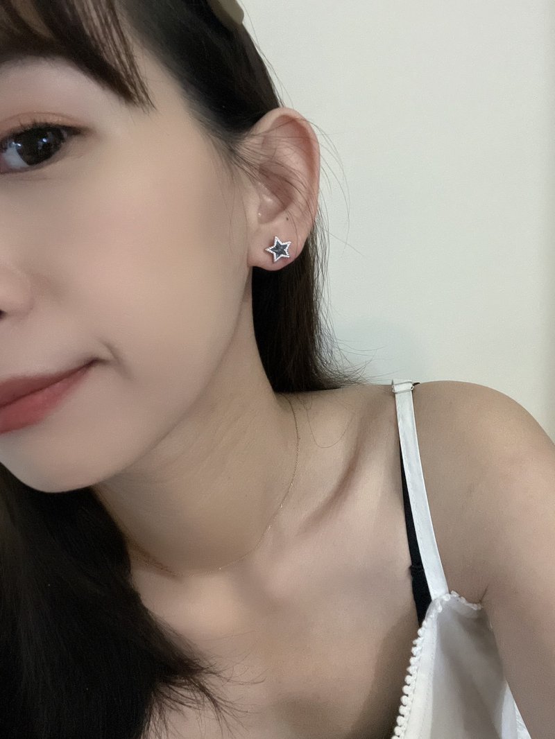 不锈钢 星星 胎毛 母乳耳环 - 婴儿饰品 - 不锈钢 