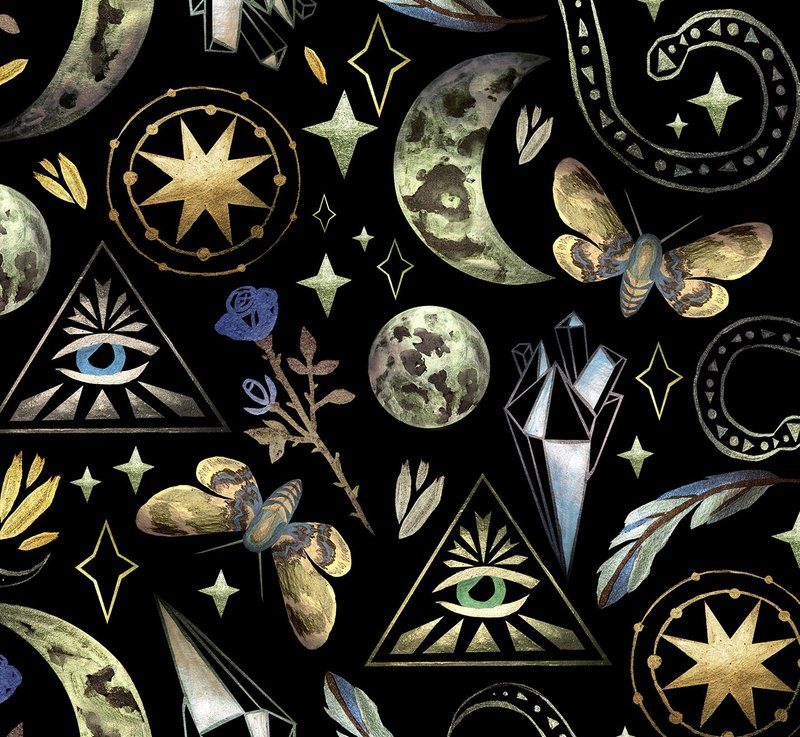 Witch Craft. PNG elements and illustrations. Clipart - 插画/绘画/写字 - 其他材质 