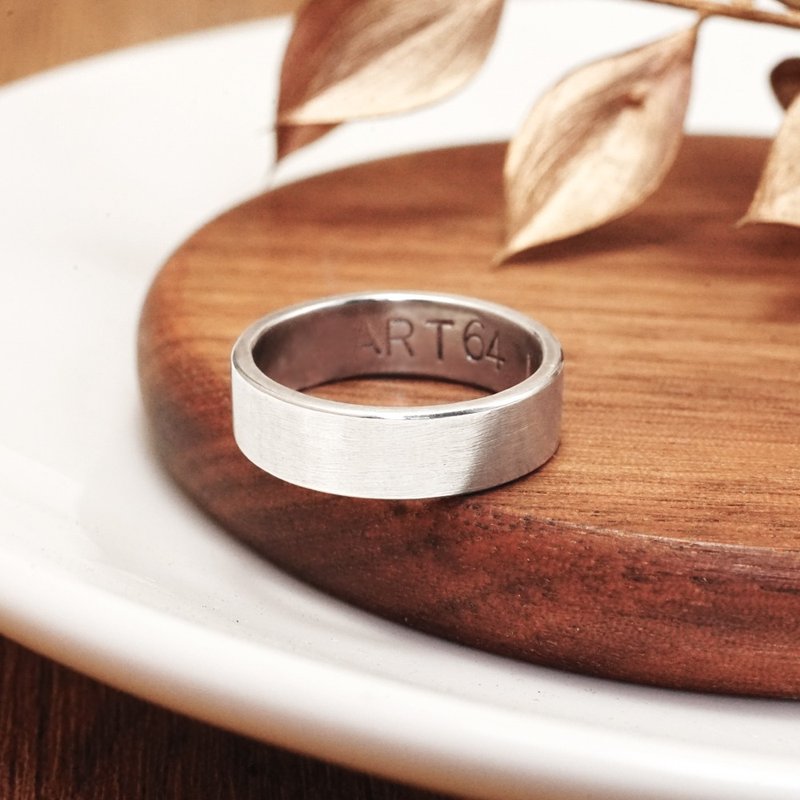 单环戒指 宽版 银戒体验课 ART64永和店 银饰手作 金工课 文化币 - 金工/饰品 - 纯银 