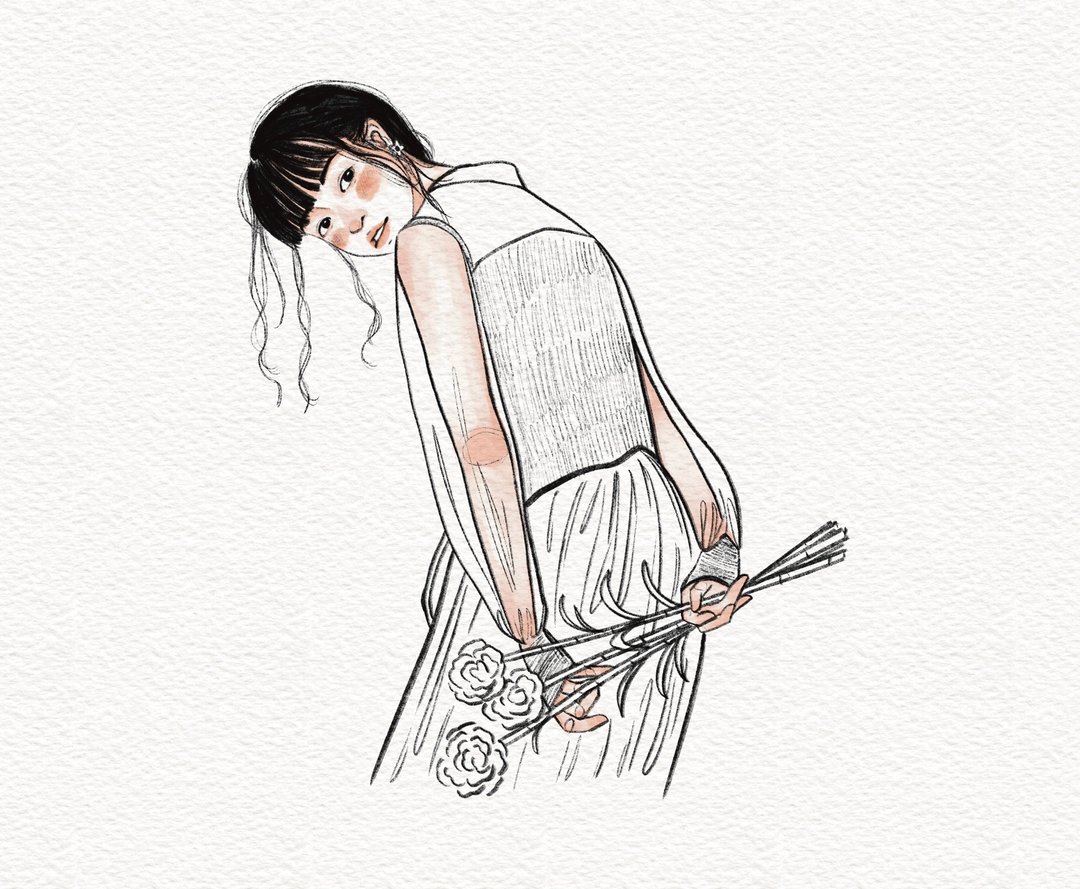 【定制化似颜绘】手绘风(简约款)电子档下单前请先与设计师讨论喔 - 电子手绘真人画像/绘画/插画 - 其他材质 多色