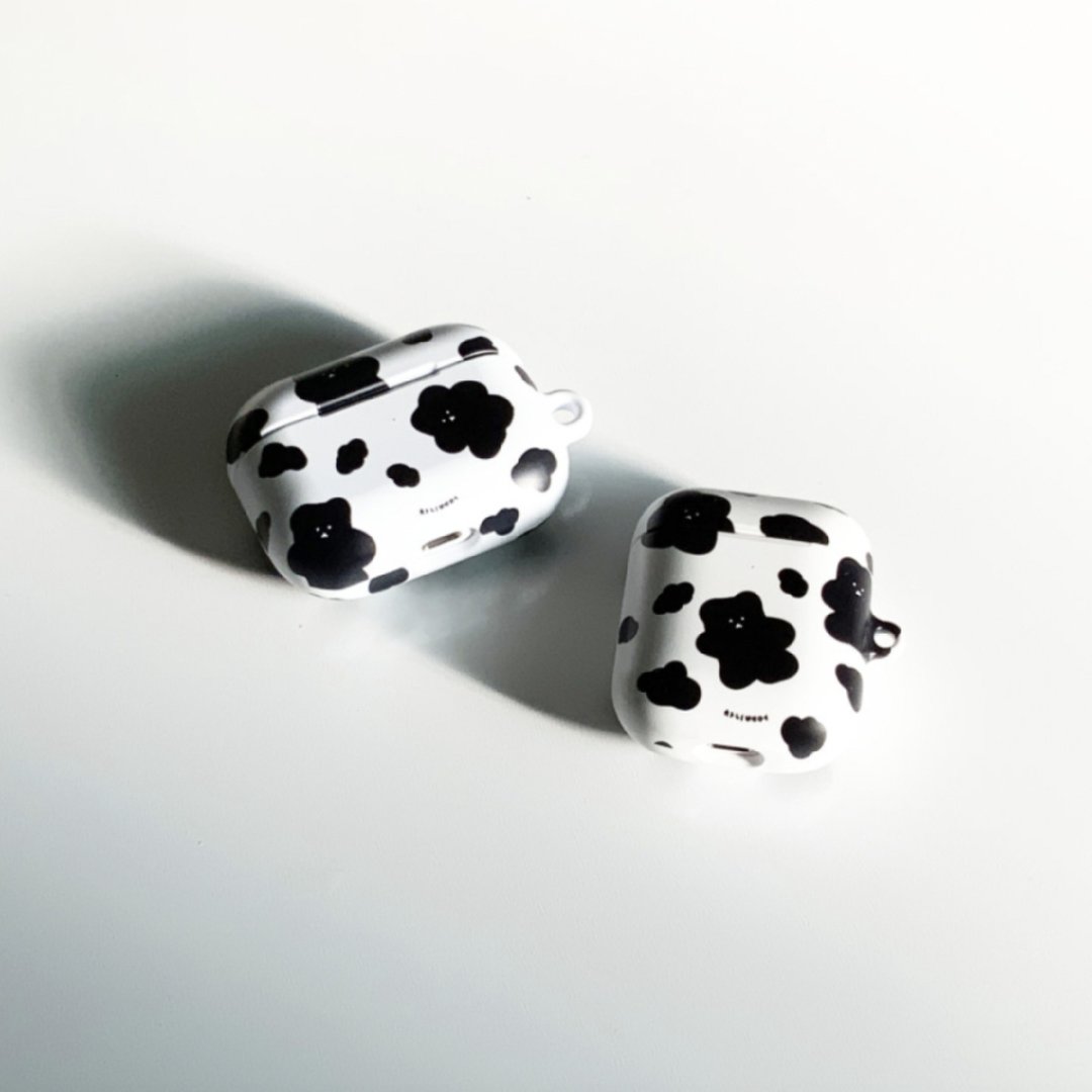 韩国文创 Cow Cow Chanibear AirPods 保护壳 苹果蓝牙耳机盒 (1,2/pro/3) - 手机配件 - 塑料 