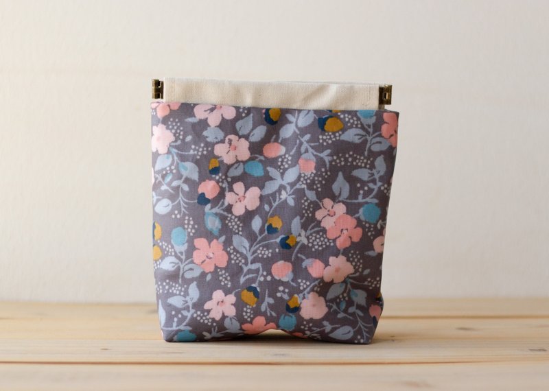 小袋 No.42 - 化妆包/杂物包 - 棉．麻 紫色