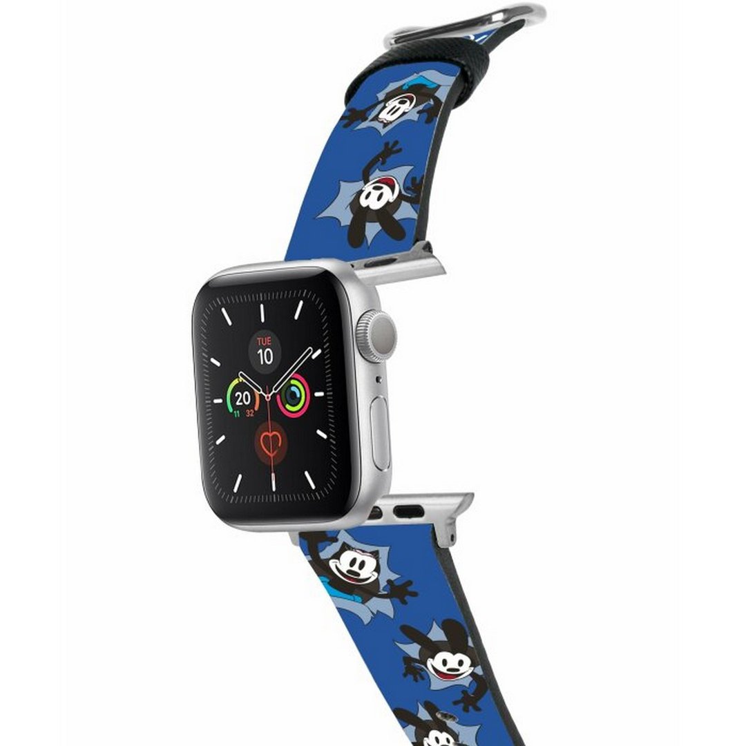 迪士尼100周年奥斯华十字压纹牛皮Apple Watch真皮皮革表带 5546 - 表带 - 真皮 