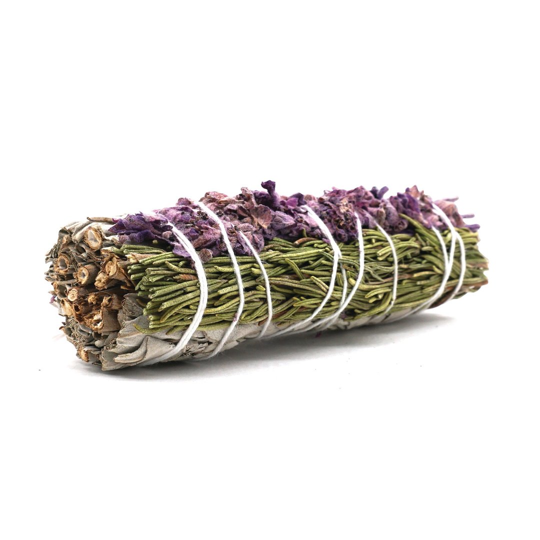 Faiza Naturals 加洲薰衣草&amp;迷迭香配白鼠尾草烟薰棒 4寸 真空 - 香薰/精油/线香 - 植物．花 绿色