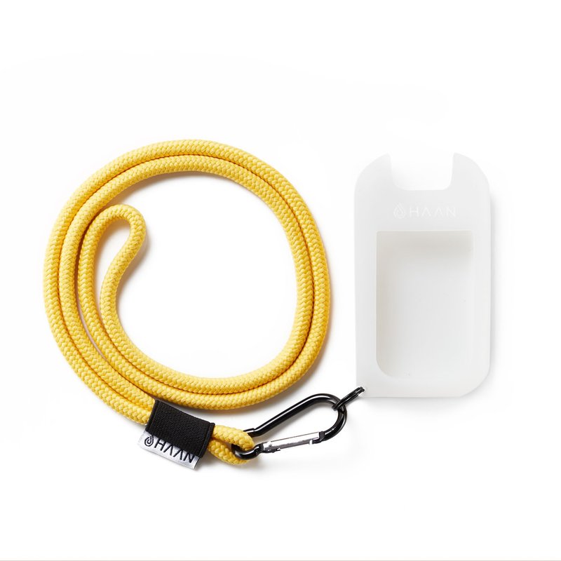 HAAN LANYARD 随身挂绳组合-黄色 (HNL-CN01) - 证件套/卡套 - 环保材料 黄色